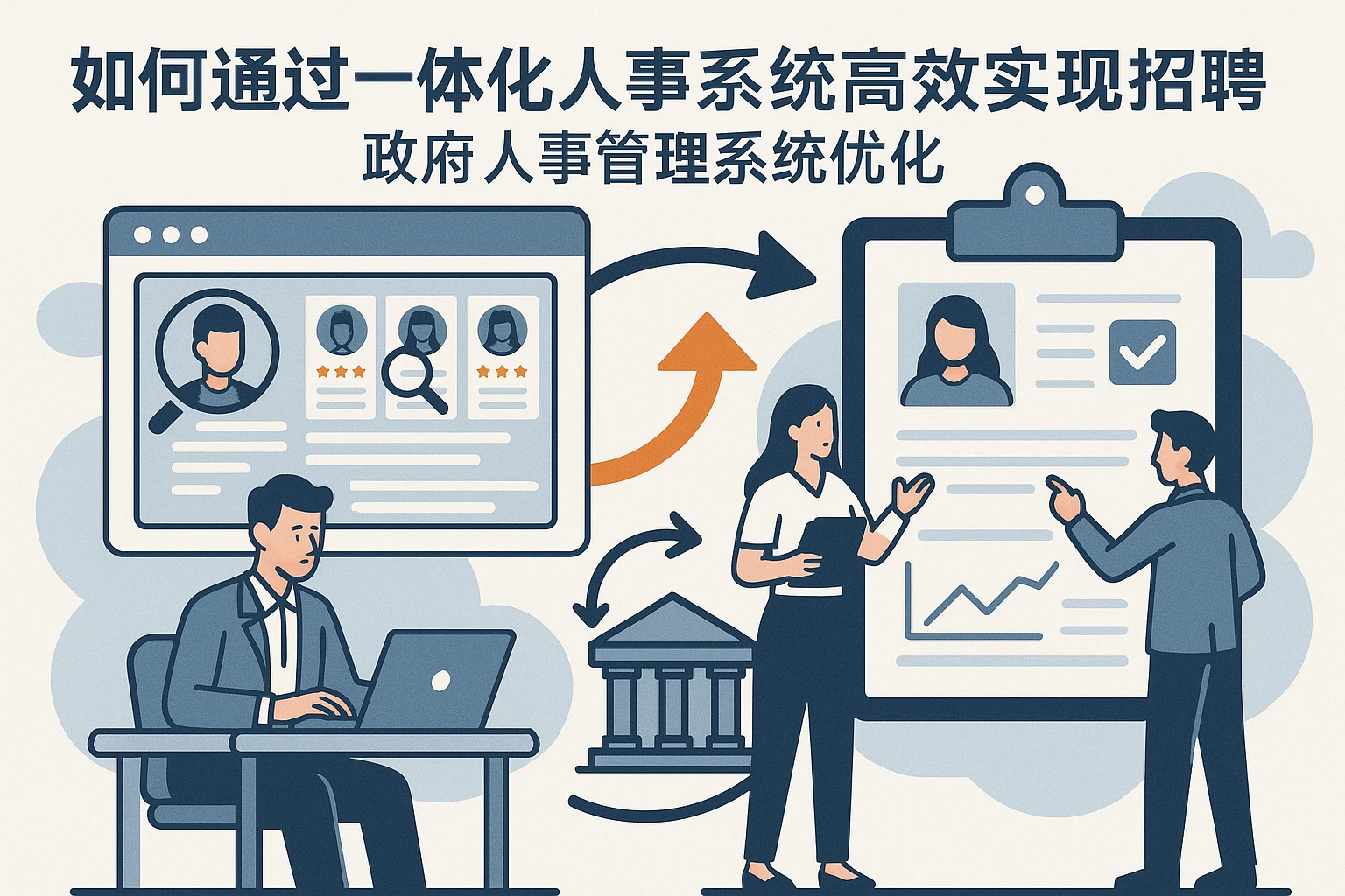如何通过一体化人事系统高效实现招聘目标review与政府人事管理系统优化