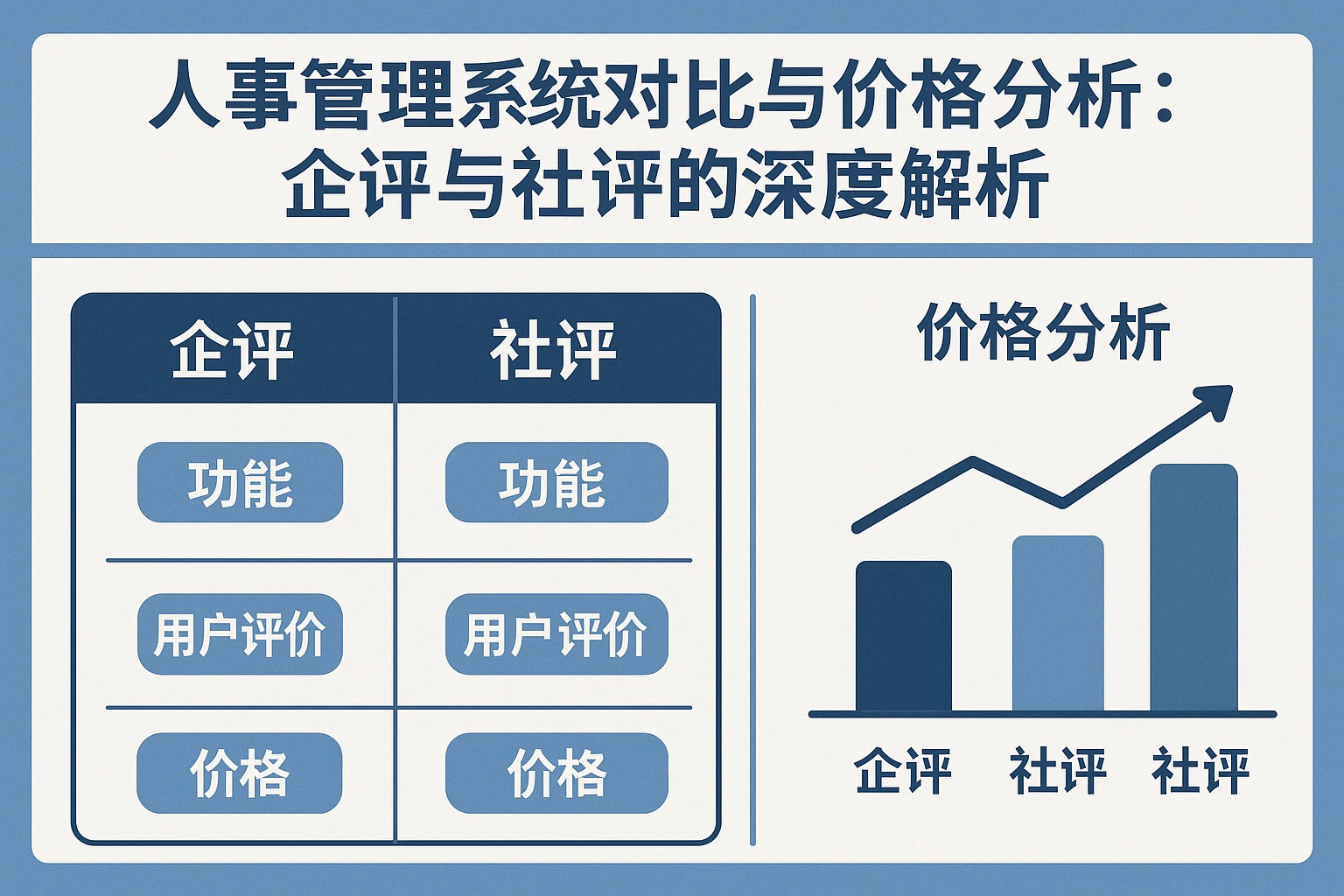 人事管理系统对比与价格分析：企评与社评的深度解析