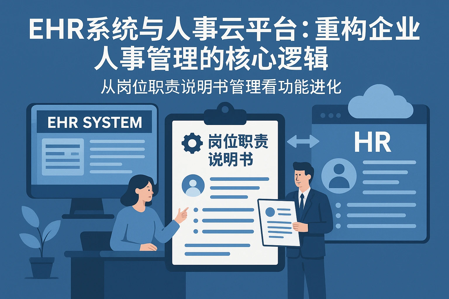 EHR系统与人事云平台：重构企业人事管理的核心逻辑——从岗位职责说明书管理看功能进化