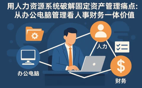 用人力资源系统破解固定资产管理痛点：从办公电脑管理看人事财务一体化价值
