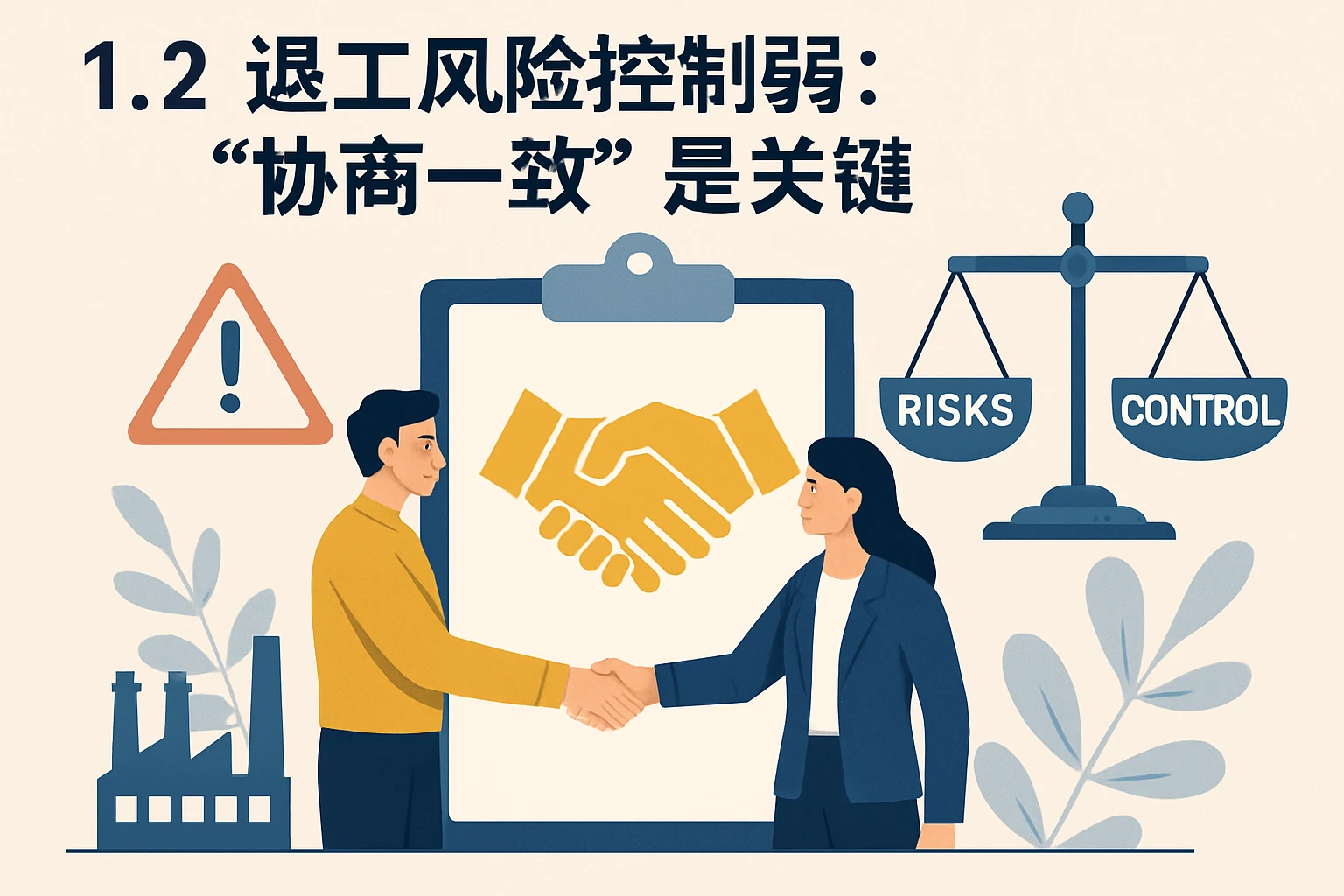 1.2 退工风险控制弱:“协商一致”是关键