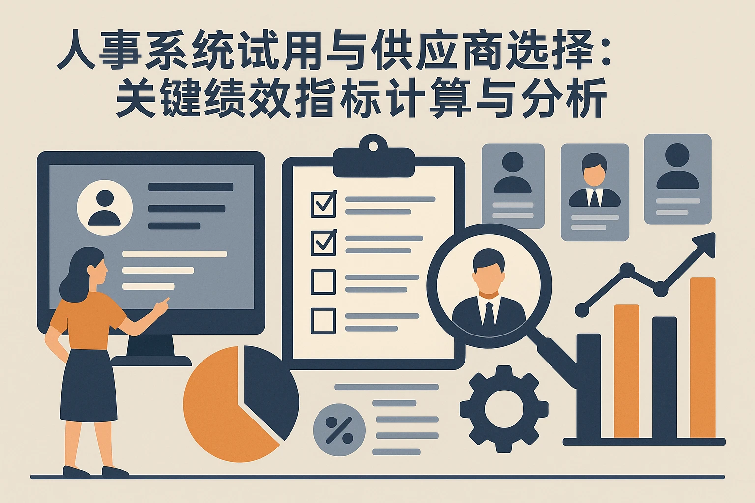 人事系统试用与供应商选择：关键绩效指标计算与分析
