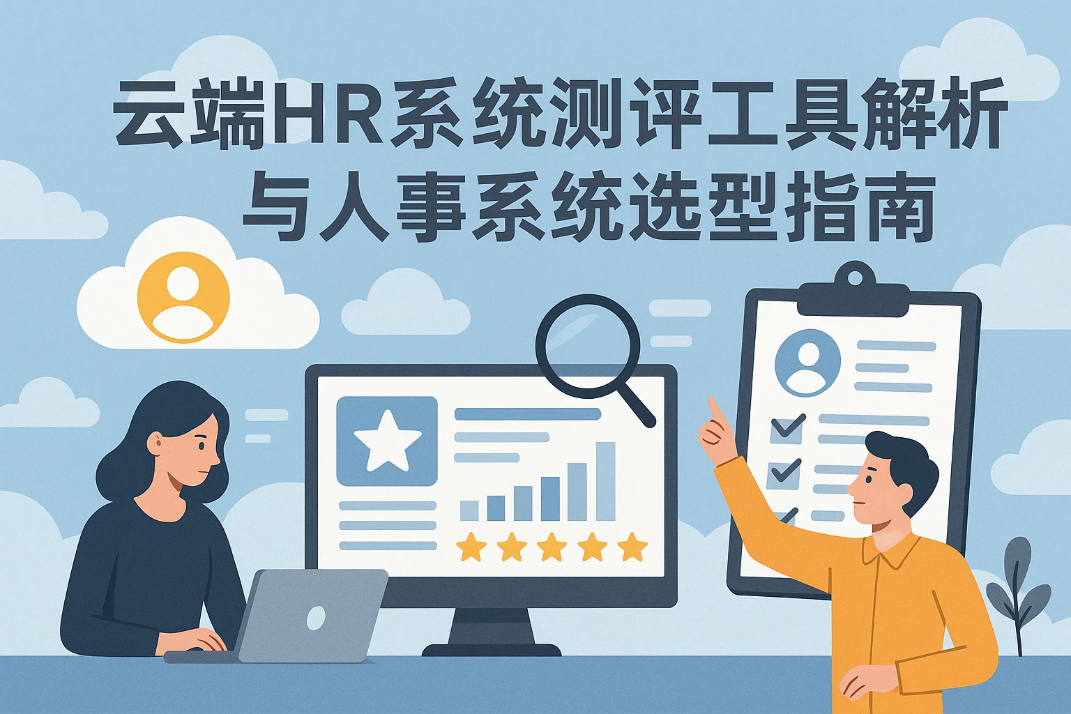 云端HR系统测评工具解析与人事系统选型指南