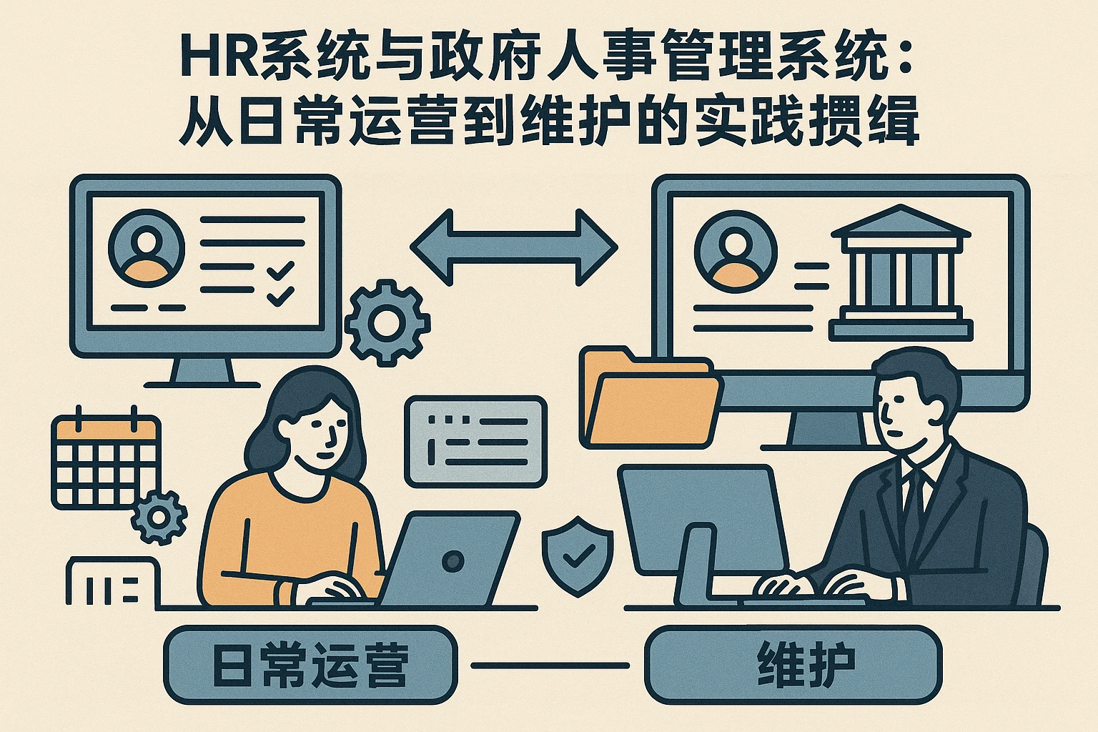HR系统与政府人事管理系统：从日常运营到维护的实践逻辑