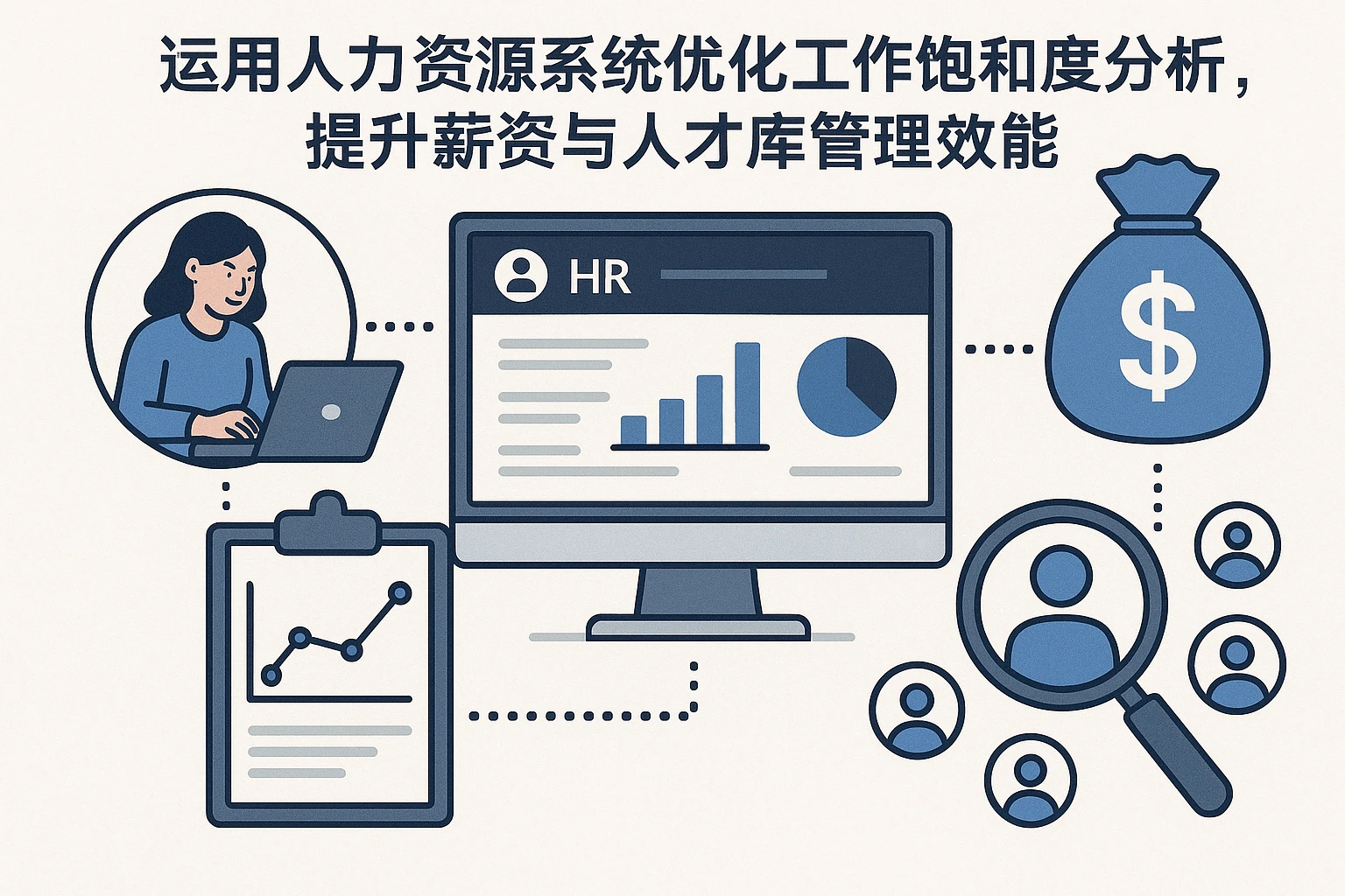 运用人力资源系统优化工作饱和度分析，提升薪资与人才库管理效能