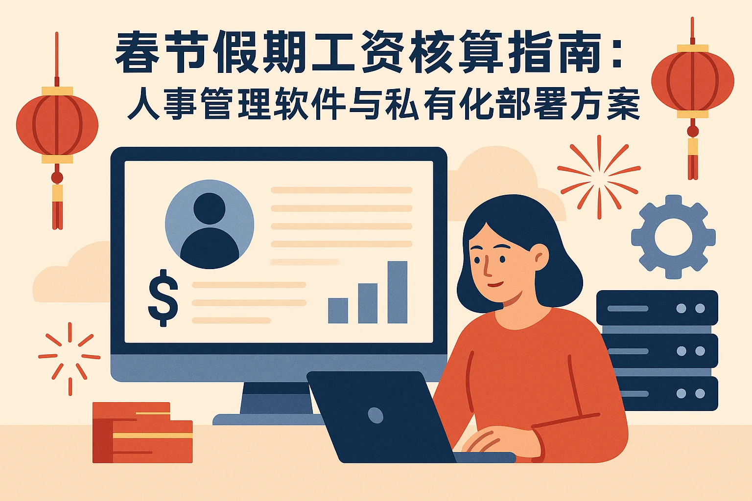 春节假期工资核算指南:人事管理软件与私有化部署方案