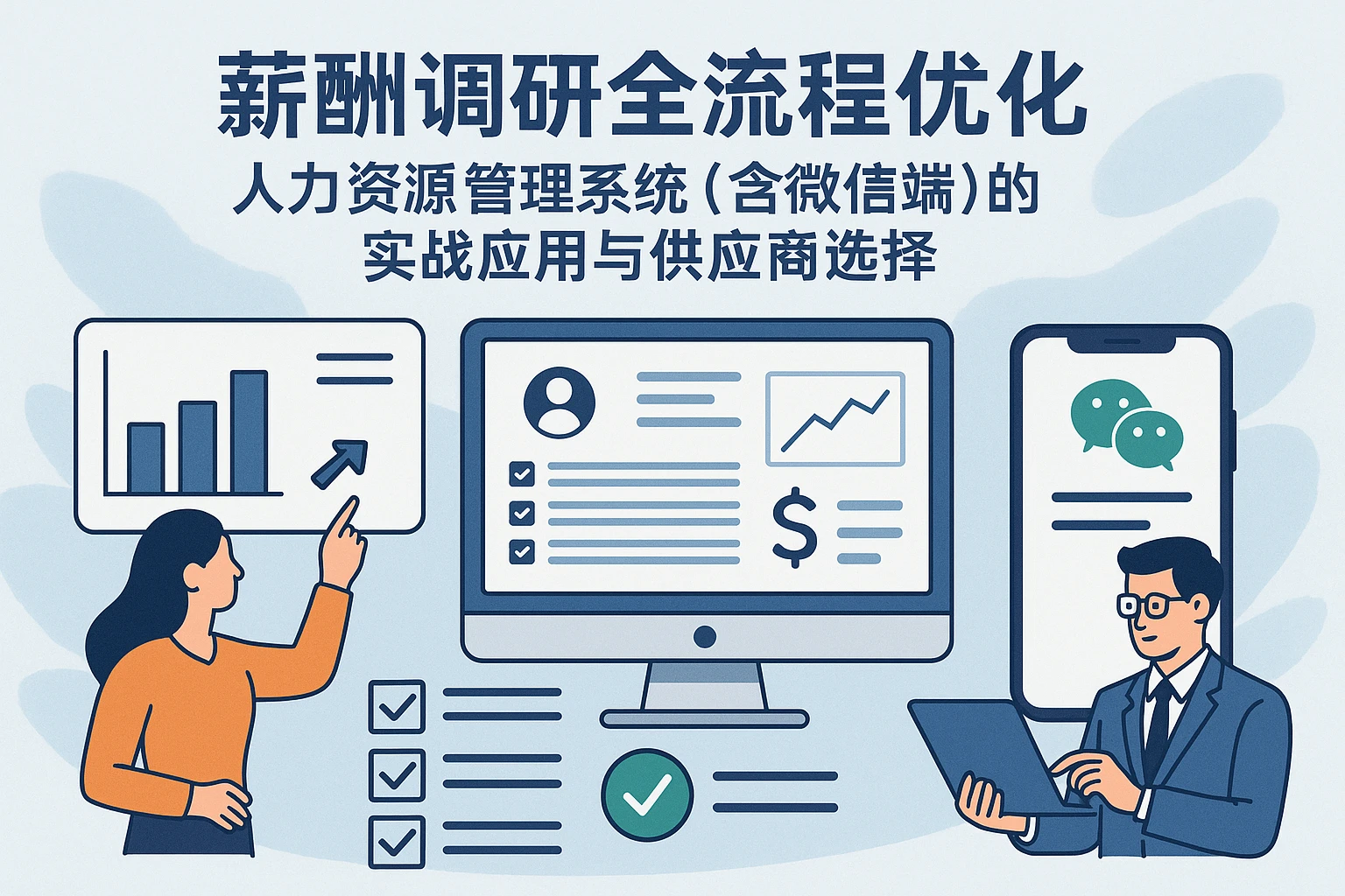 薪酬调研全流程优化：人力资源管理系统（含微信端）的实战应用与供应商选择
