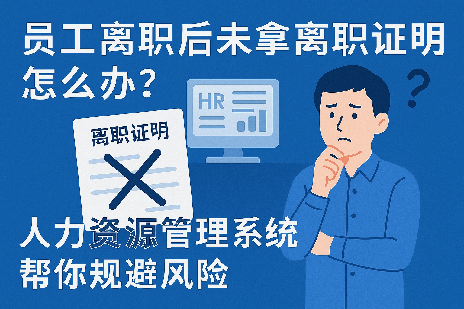 员工离职后未拿离职证明怎么办?人力资源管理系统帮你规避风险