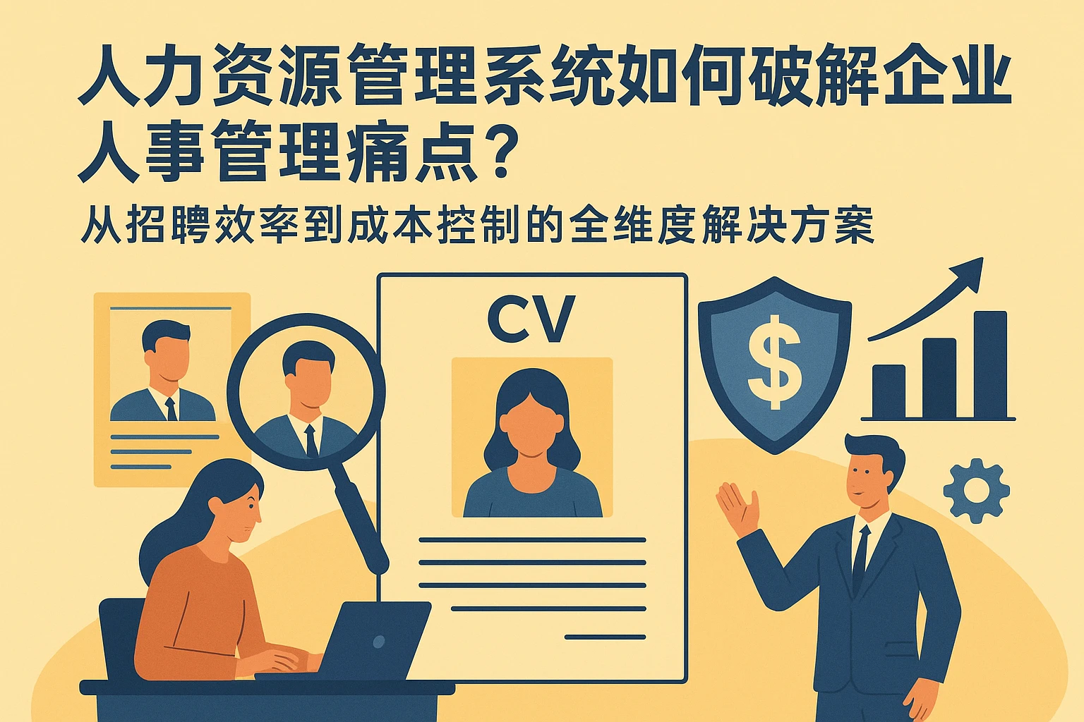 人力资源管理系统如何破解企业人事管理痛点？从招聘效率到成本控制的全维度解决方案