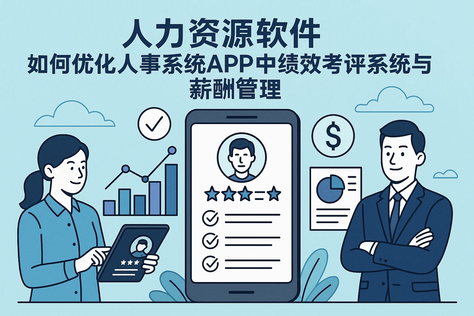 人力资源软件如何优化人事系统APP中的绩效考评系统与薪酬管理