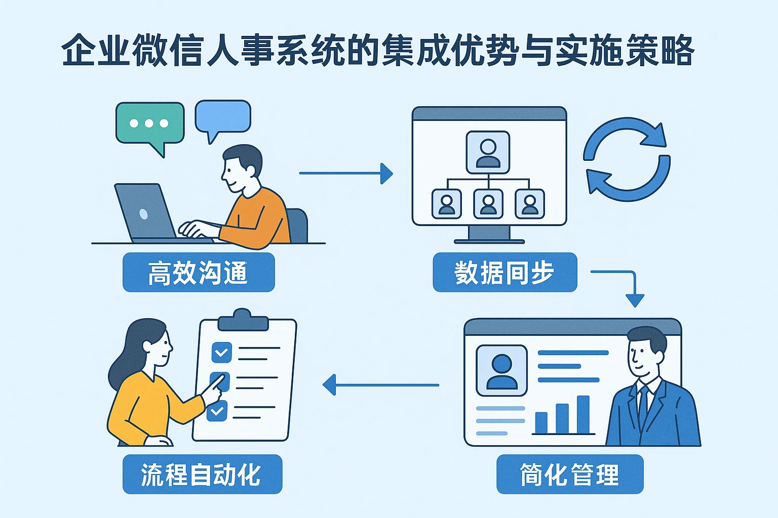 企业微信人事系统的集成优势与实施策略