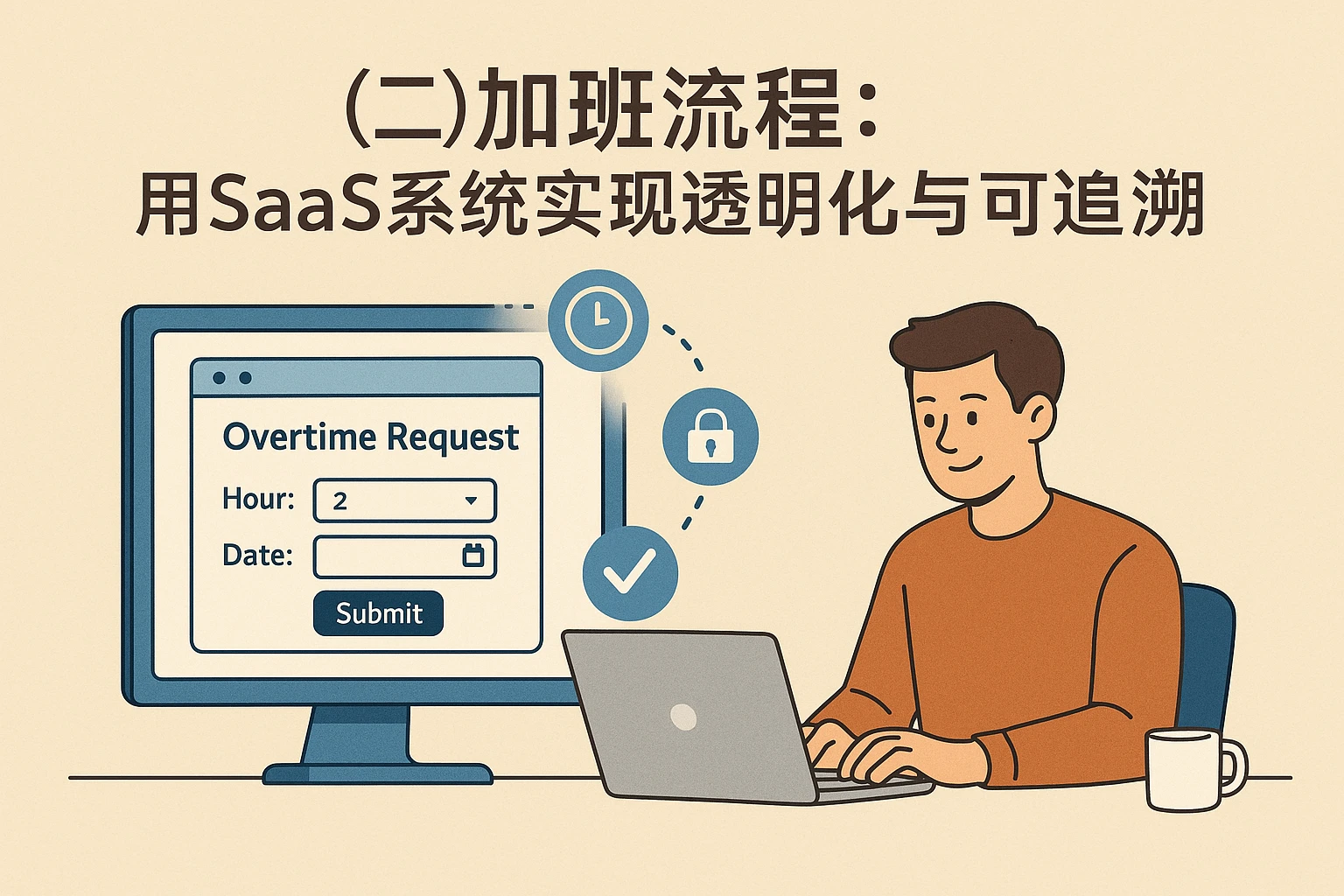 （二）加班流程：用SaaS系统实现透明化与可追溯