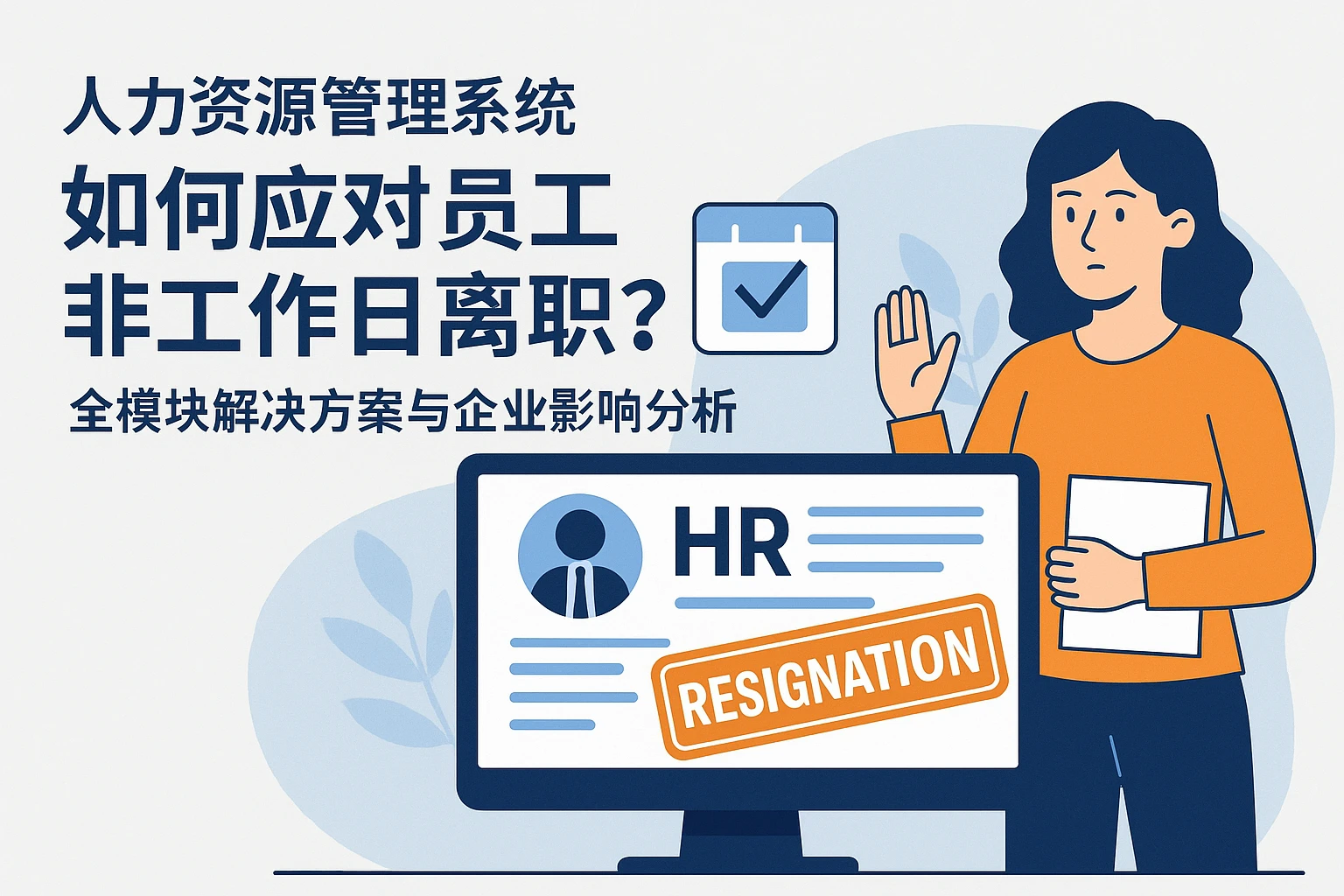 人力资源管理系统如何应对员工非工作日离职?全模块解决方案与企业影响分析