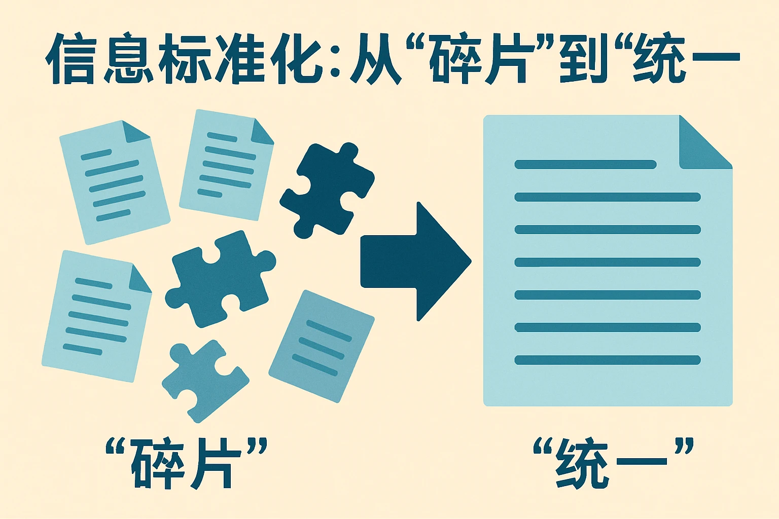 2. 信息标准化：从“碎片”到“统一”