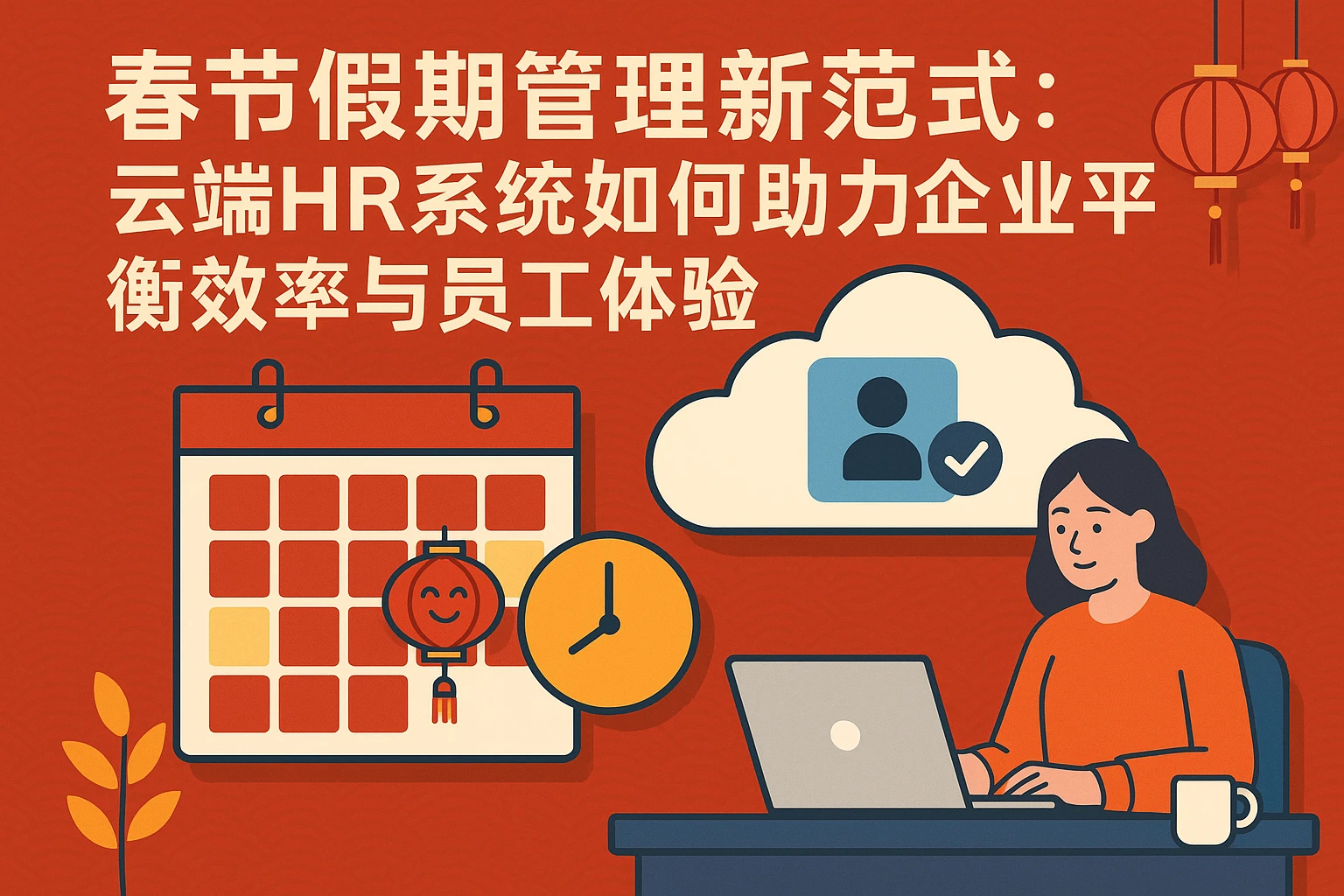 春节假期管理新范式:云端HR系统如何助力企业平衡效率与员工体验