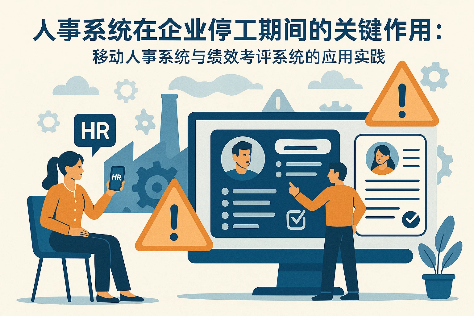 人事系统在企业停工期间的关键作用:移动人事系统与绩效考评系统的应用实践