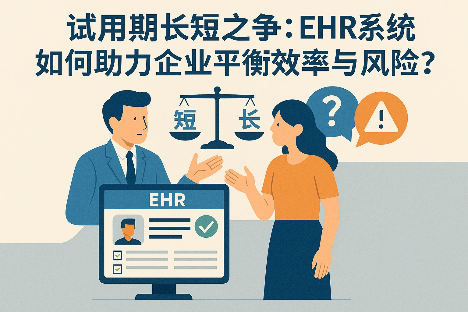 试用期长短之争：EHR系统如何助力企业平衡效率与风险？