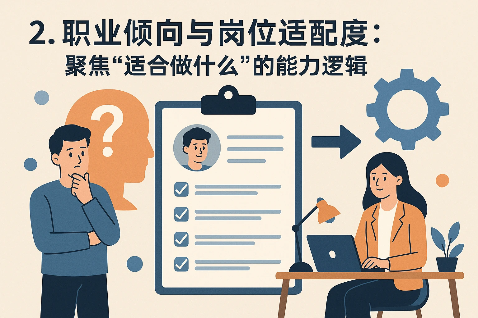 2. 职业倾向与岗位适配度：聚焦“适合做什么”的能力逻辑
