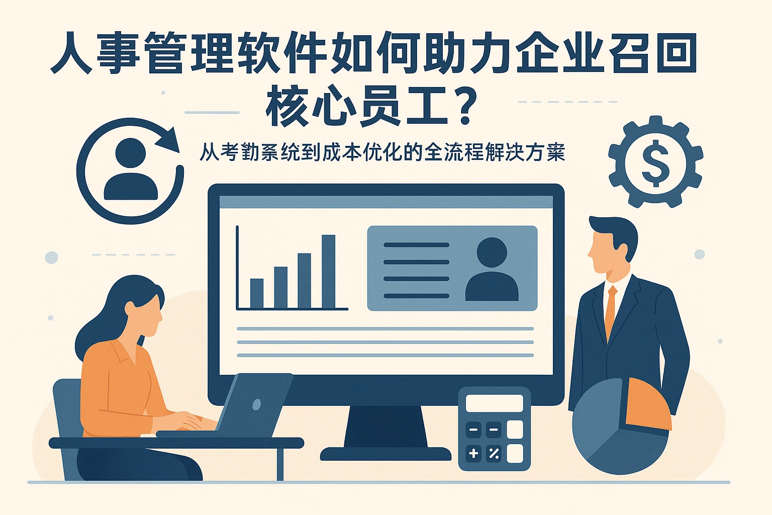 人事管理软件如何助力企业召回核心员工?从考勤系统到成本优化的全流程解决方案
