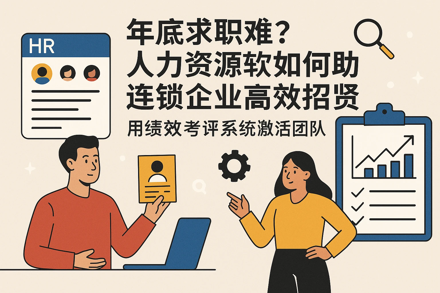年底求职难？人力资源软件如何帮连锁企业高效招贤，用绩效考评系统激活团队？