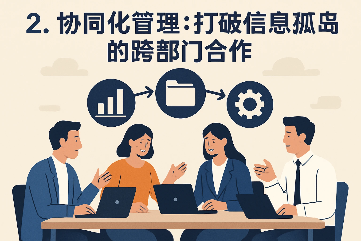 2. 协同化管理：打破信息孤岛的跨部门合作