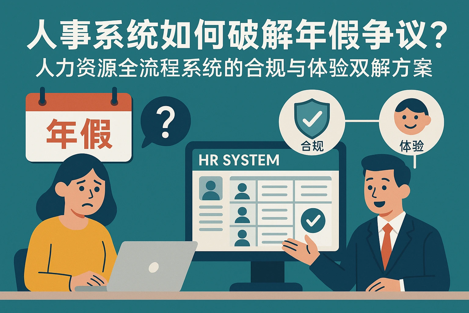 人事系统如何破解年假争议？人力资源全流程系统的合规与体验双解方案