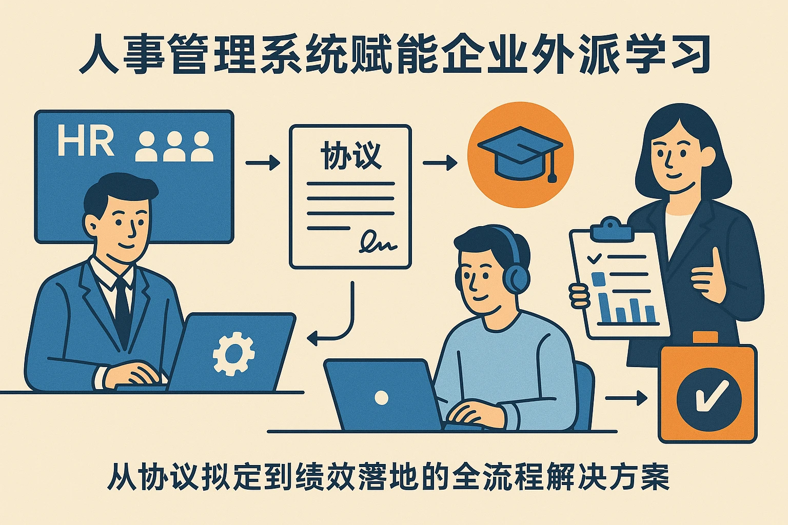 人事管理系统赋能企业外派学习：从协议拟定到绩效落地的全流程解决方案