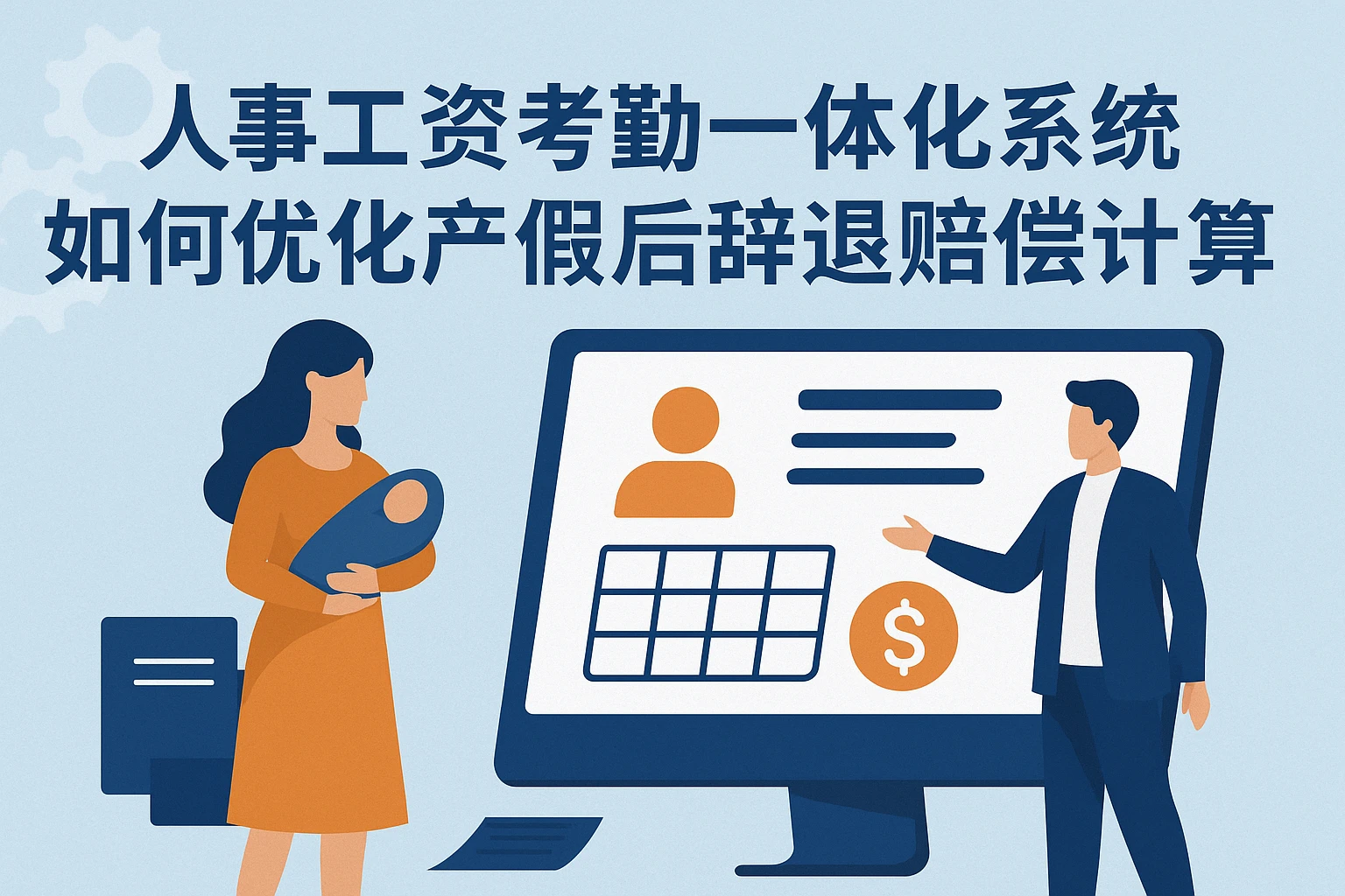 人事工资考勤一体化系统如何优化产假后辞退赔偿计算流程