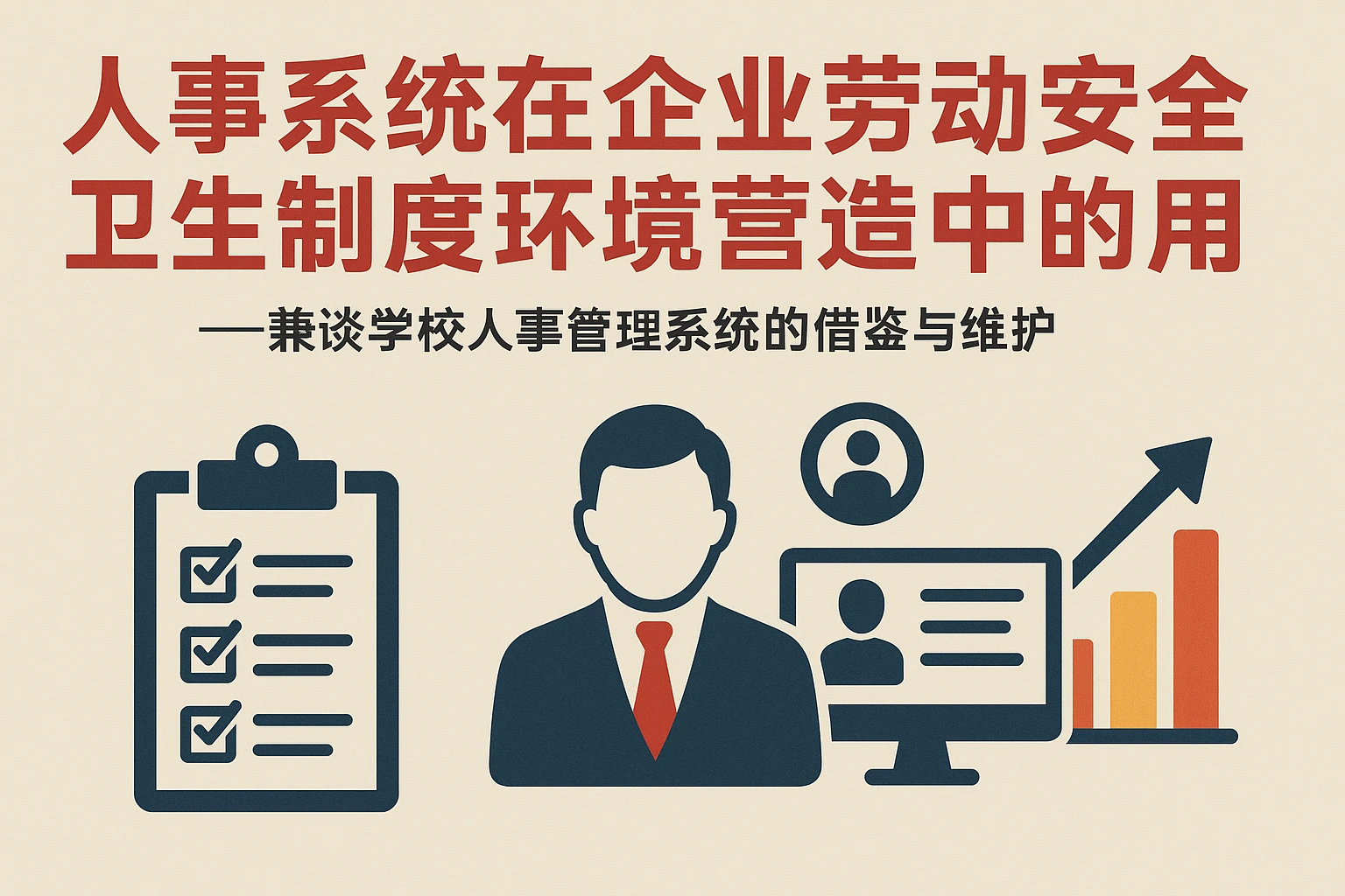 人事系统在企业劳动安全卫生制度环境营造中的作用——兼谈学校人事管理系统的借鉴与维护