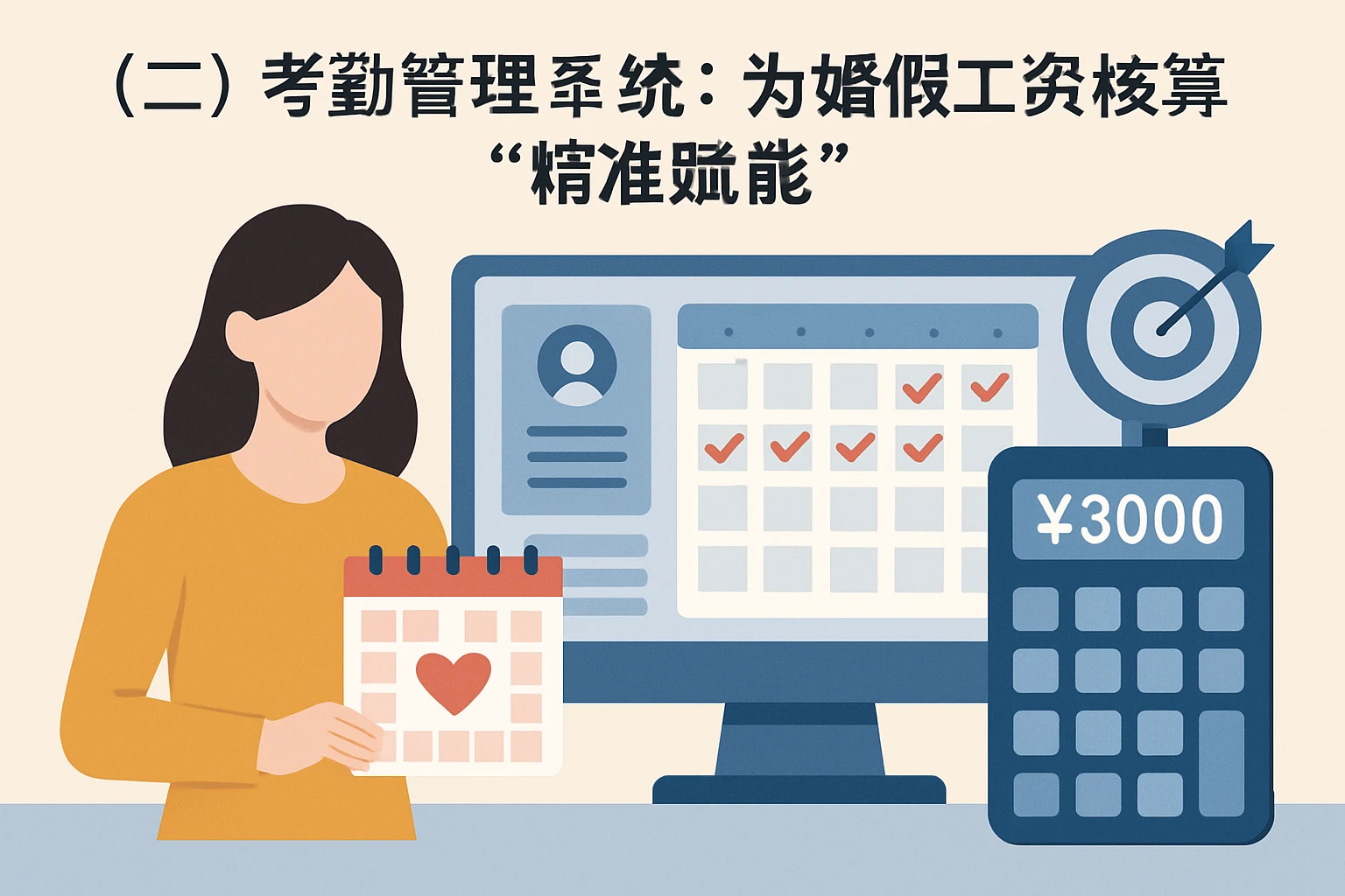 （二）考勤管理系统：为婚假工资核算“精准赋能”