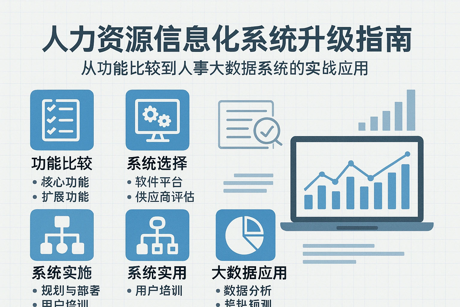 人力资源信息化系统升级指南:从功能比较到人事大数据系统的实战应用