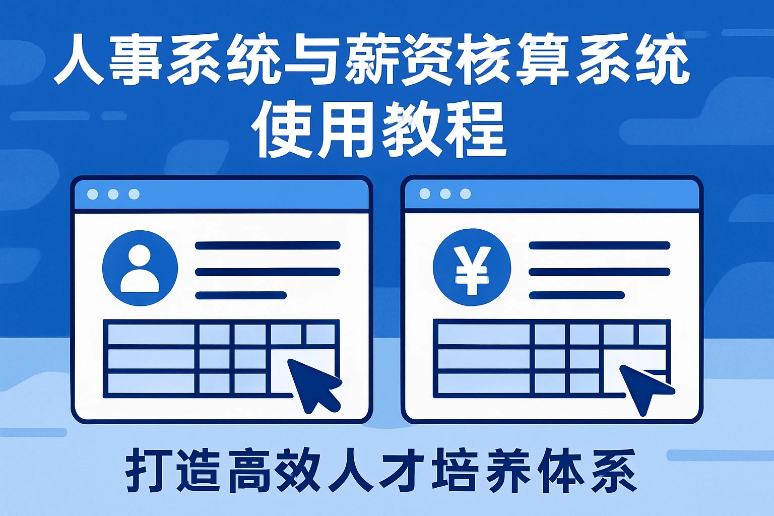 人事系统与薪资核算系统使用教程：打造高效人才培养体系