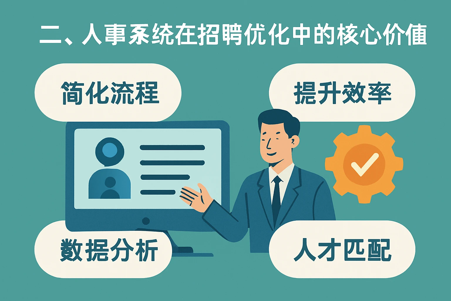 二、人事系统在招聘优化中的核心价值