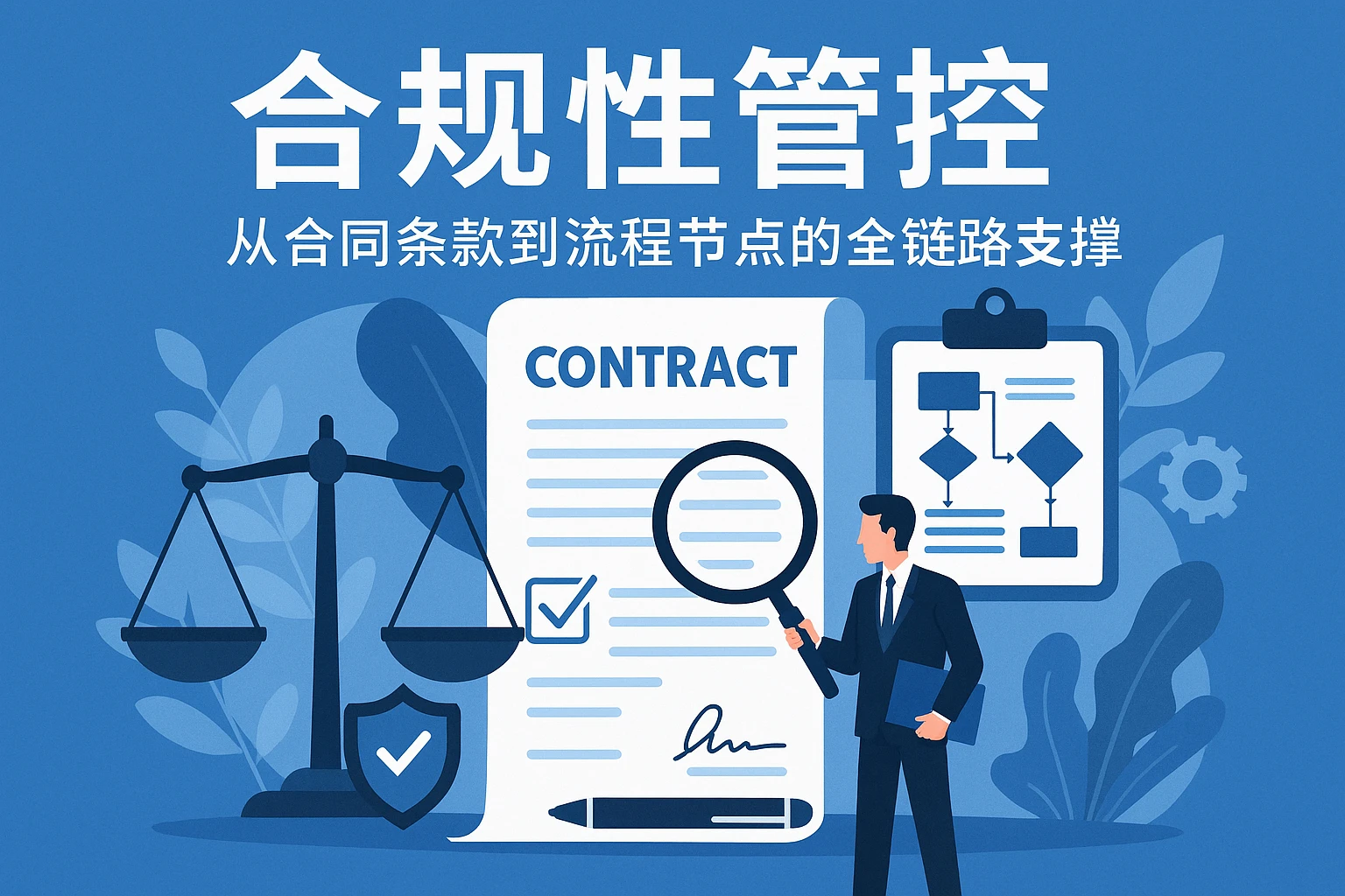 1. 合规性管控:从合同条款到流程节点的全链路支撑