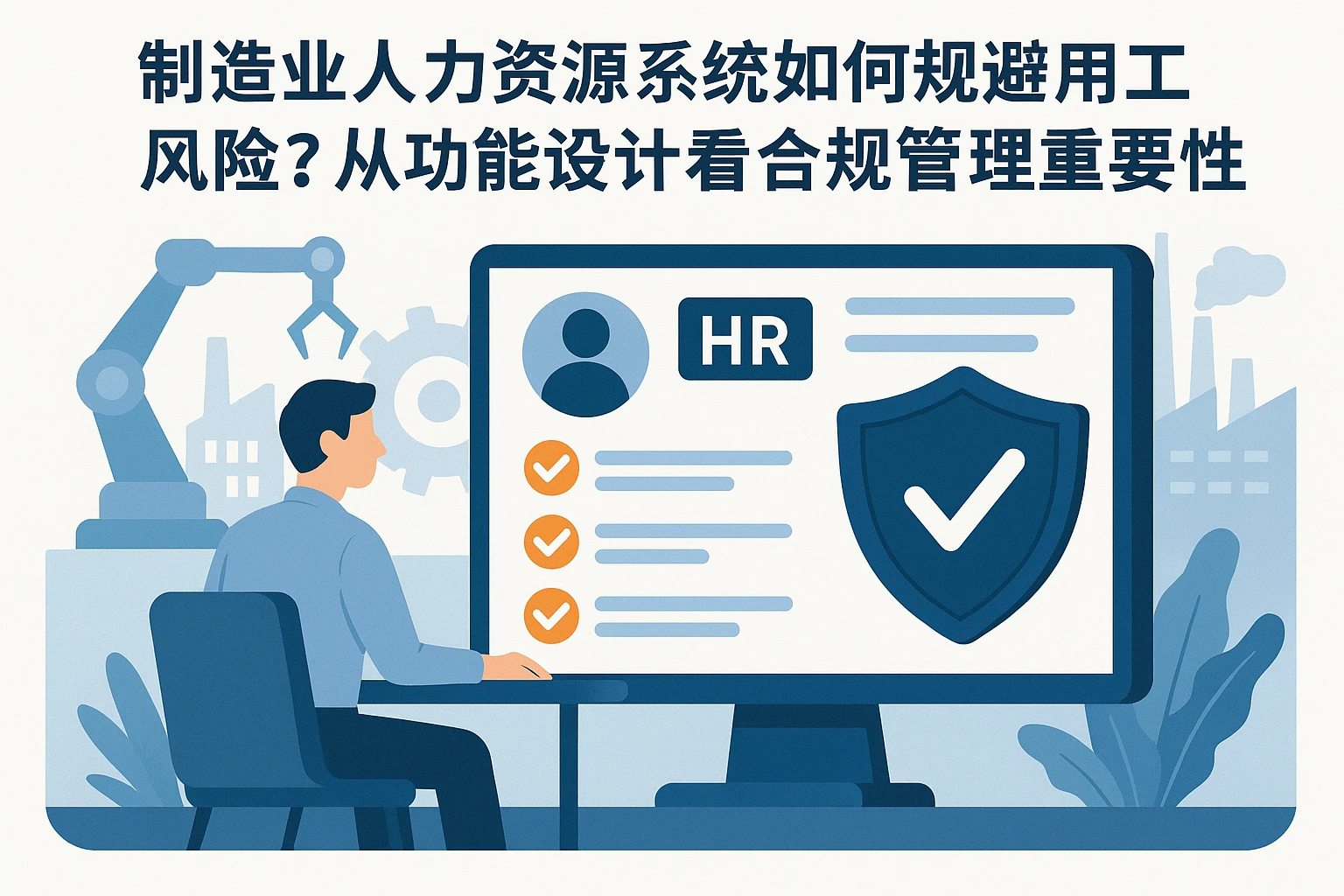 制造业人力资源系统如何规避用工风险？从功能设计看合规管理的重要性