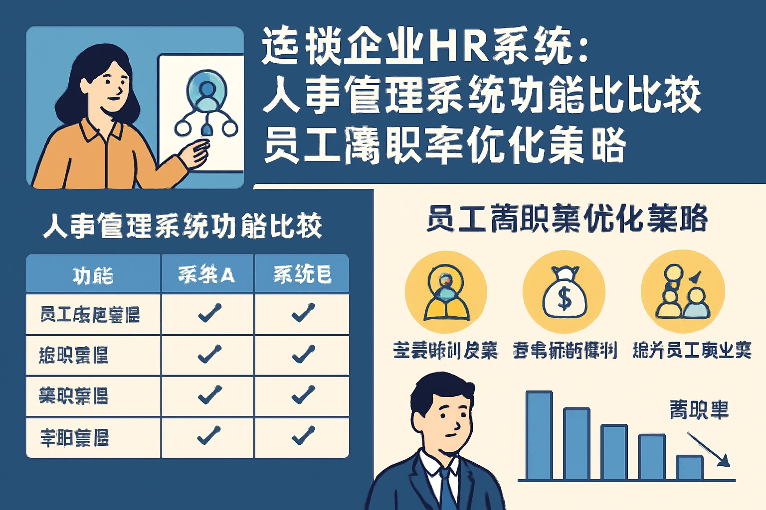 连锁企业HR系统：人事管理系统功能比较与员工离职率优化策略