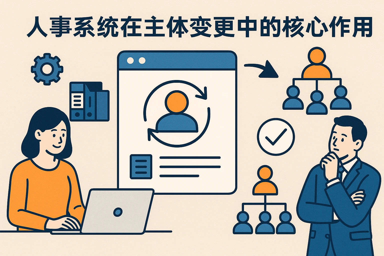 人事系统在主体变更中的核心作用