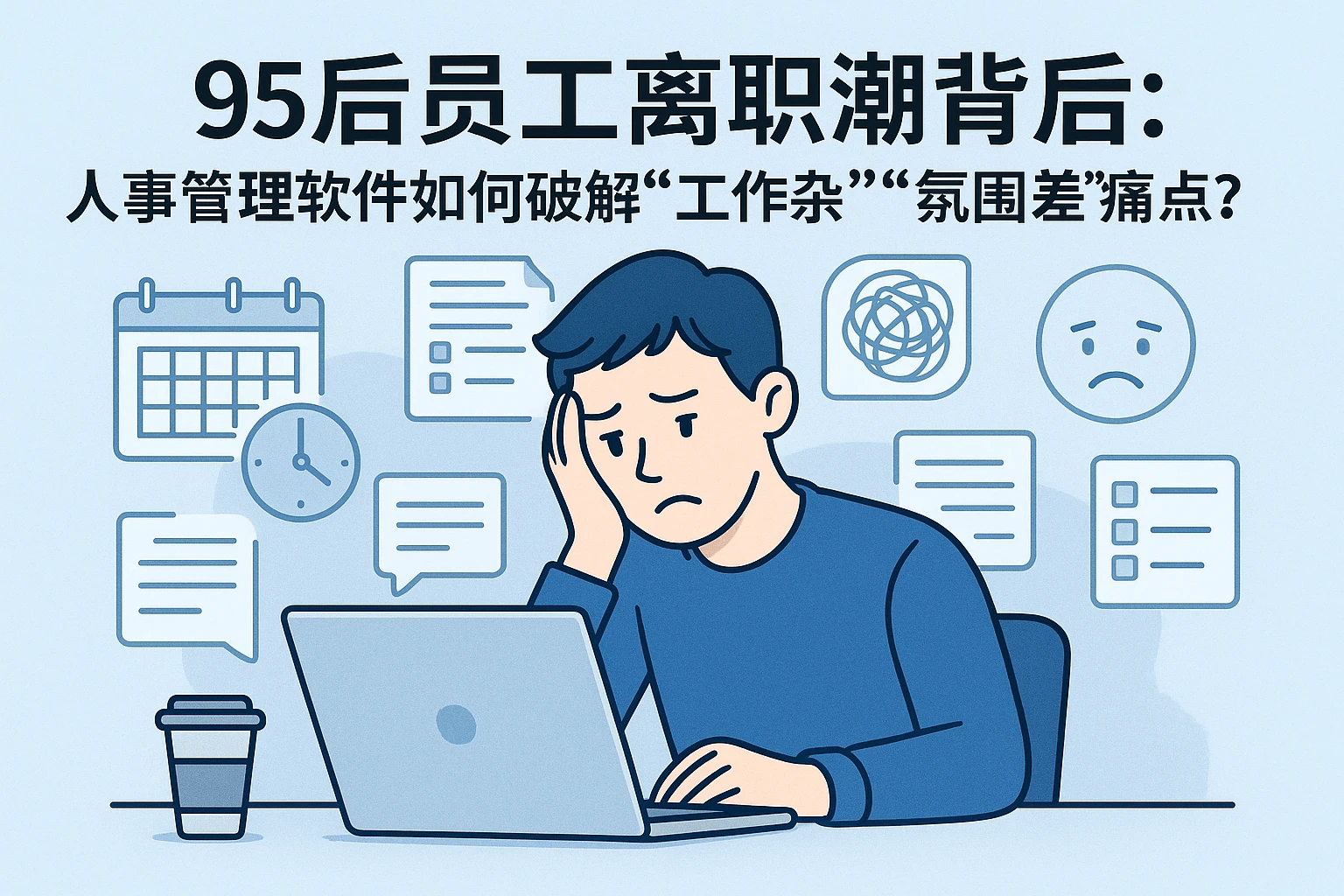 95后员工离职潮背后:人事管理软件如何破解“工作杂”“氛围差”痛点?