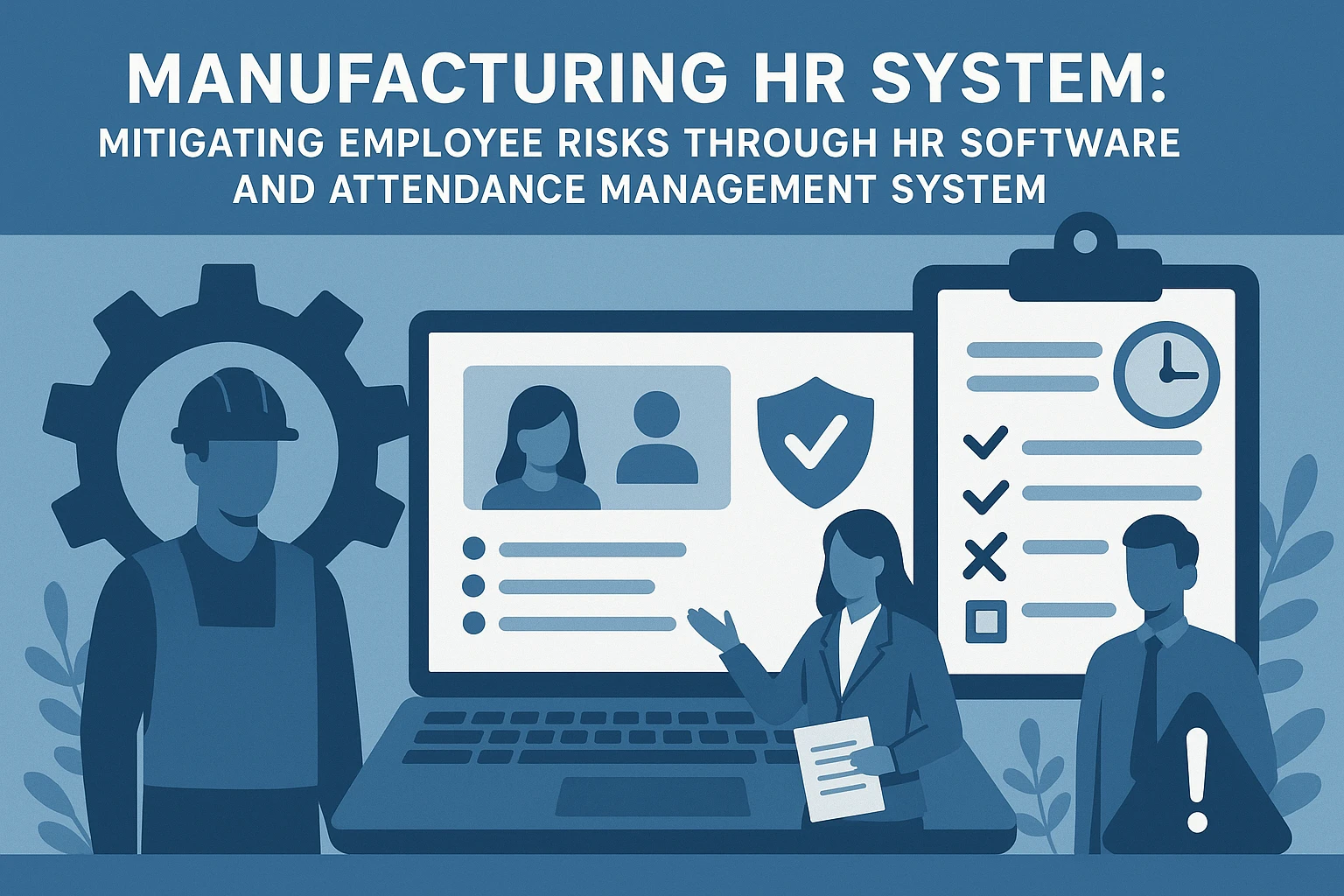 制造业人事系统如何通过人力资源软件和考勤管理系统防范员工风险