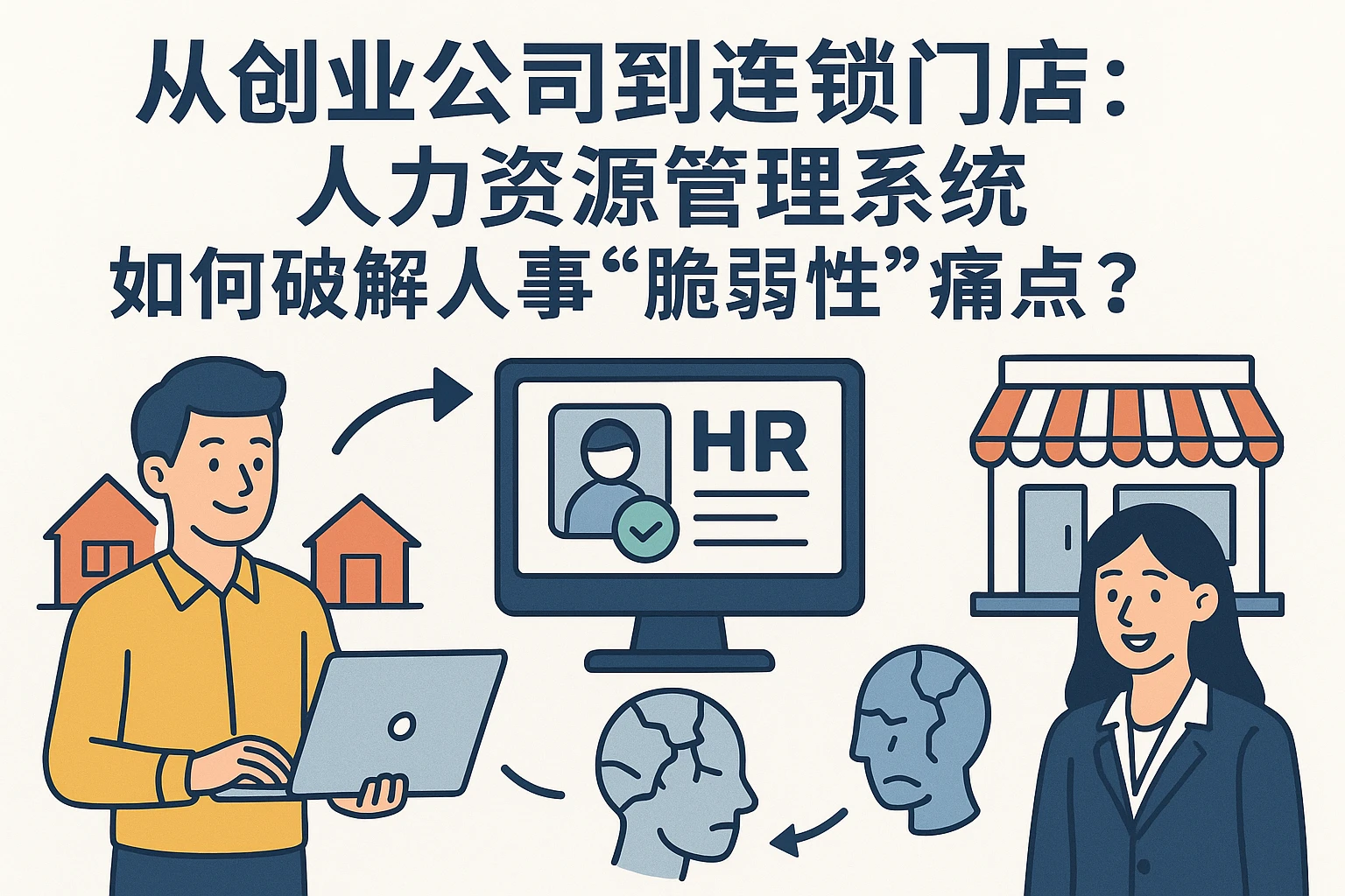 从创业公司到连锁门店：人力资源管理系统如何破解人事“脆弱性”痛点？