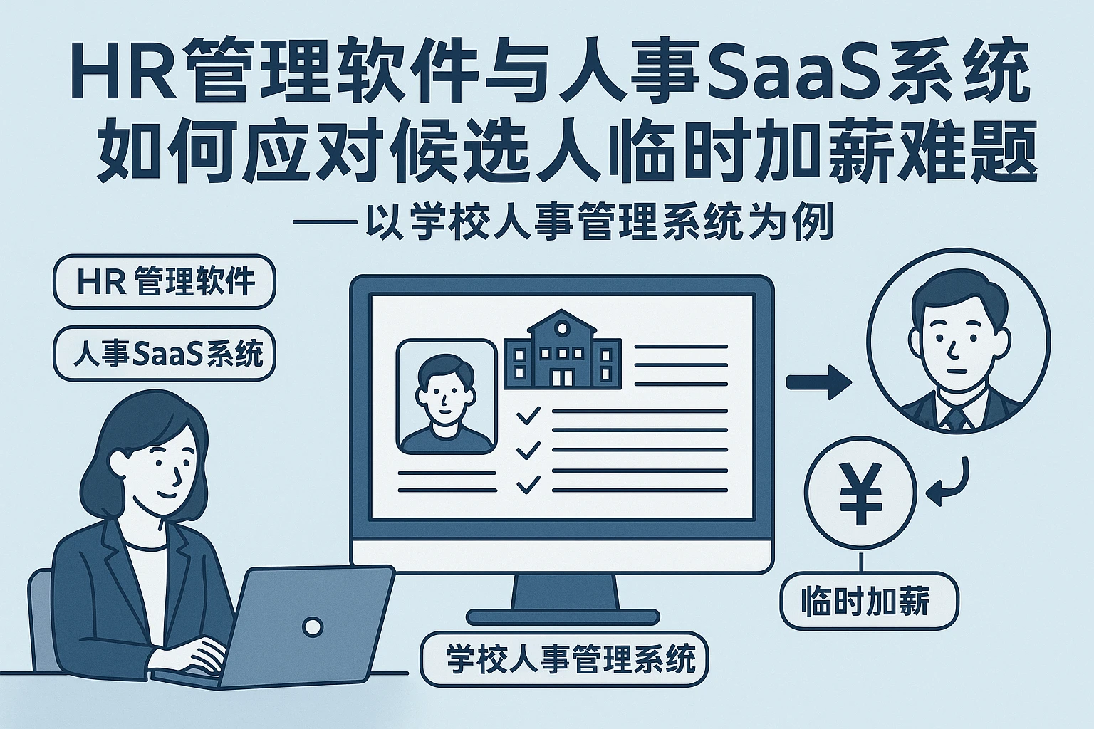 HR管理软件与人事SaaS系统如何应对候选人临时加薪难题——以学校人事管理系统为例