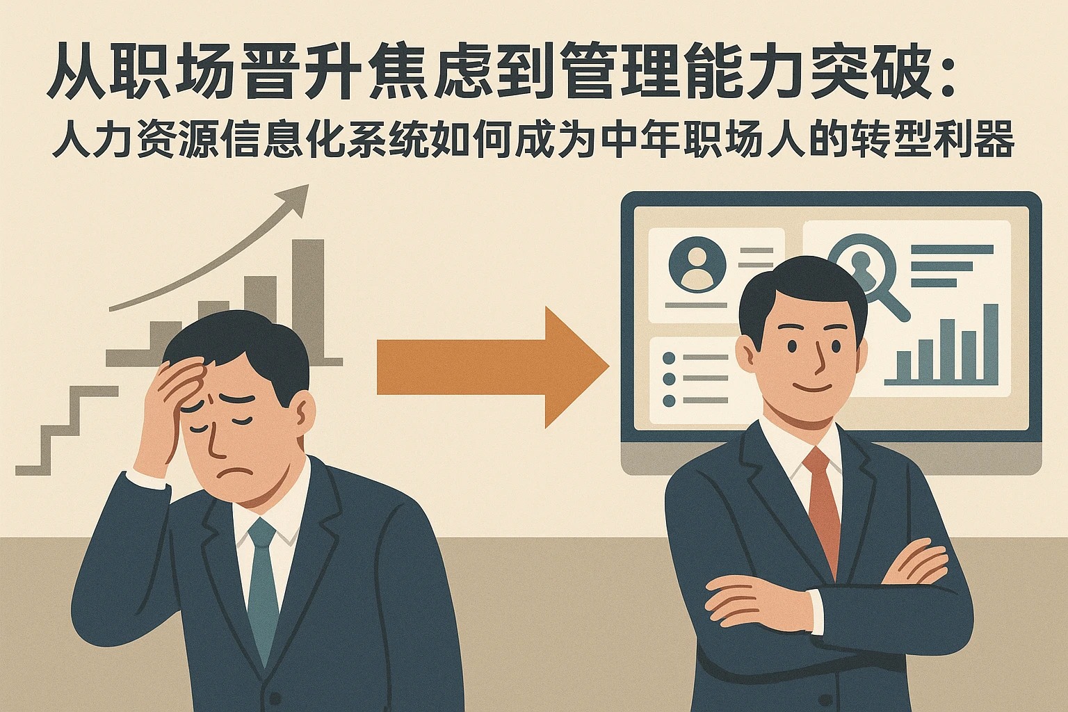 从职场晋升焦虑到管理能力突破：人力资源信息化系统如何成为中年职场人的转型利器