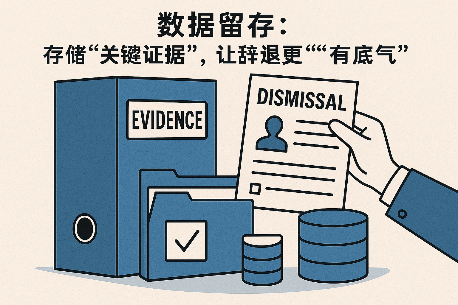 2. 数据留存：存储“关键证据”，让辞退更“有底气”