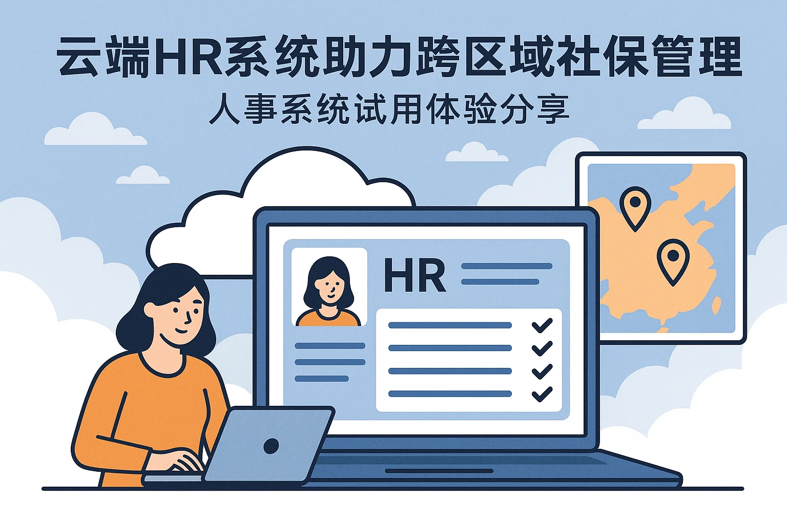 云端HR系统助力跨区域社保管理:人事系统试用体验分享