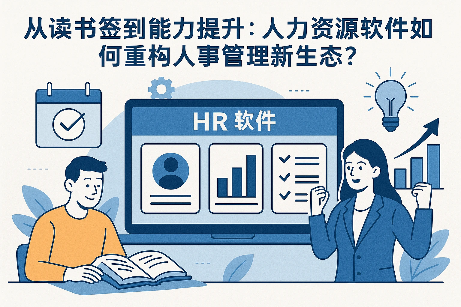 从读书签到到能力提升：人力资源软件如何重构人事管理新生态？