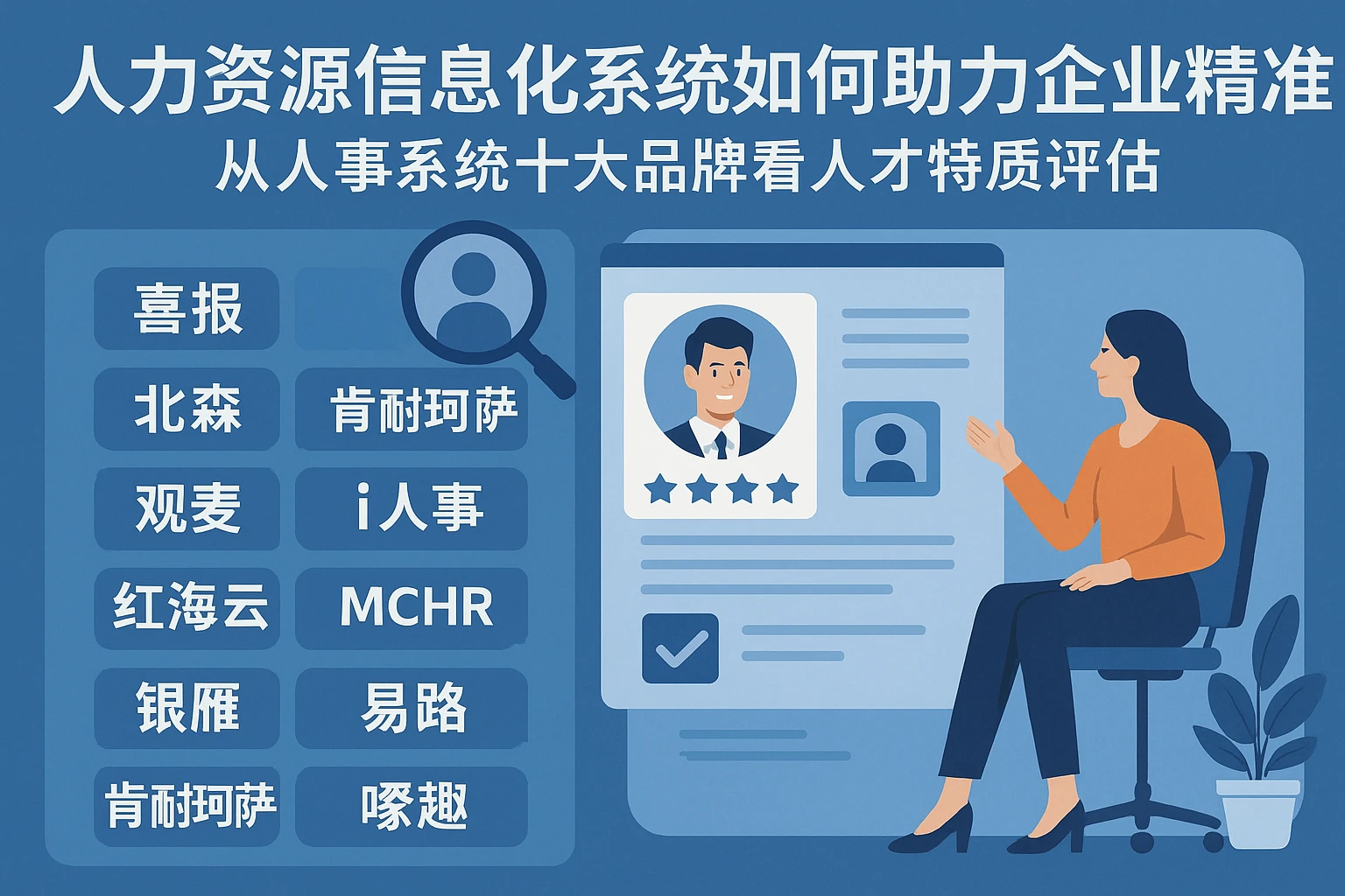 人力资源信息化系统如何助力企业精准招聘:从人事系统十大品牌看人才特质评估