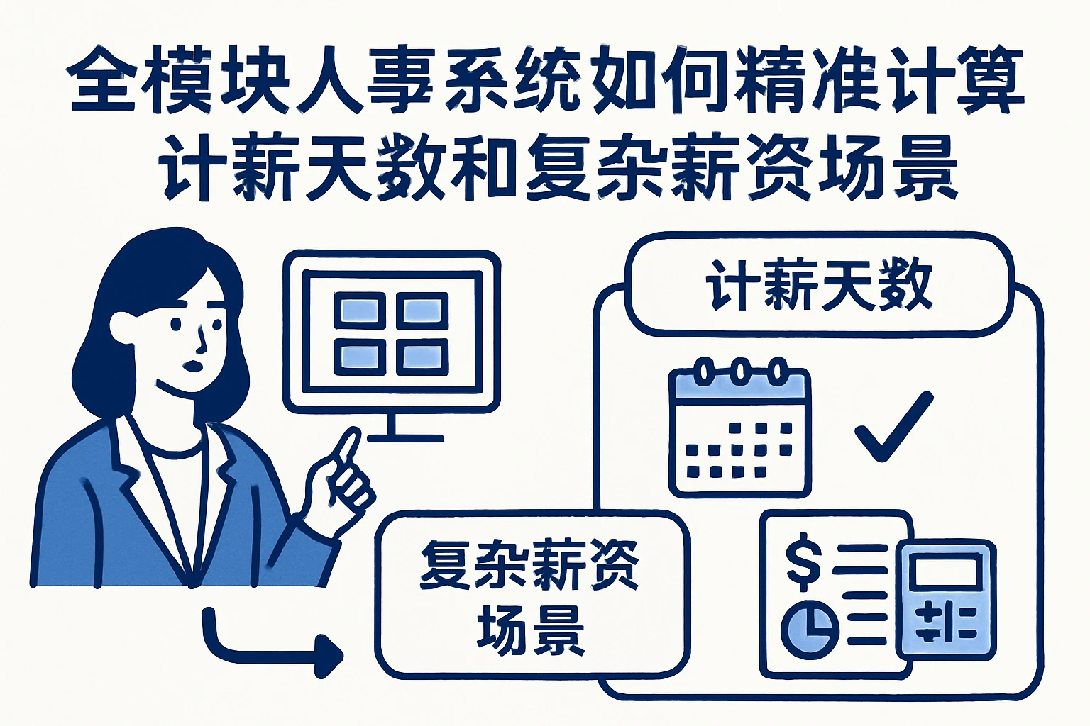 全模块人事系统如何精准计算计薪天数和复杂薪资场景