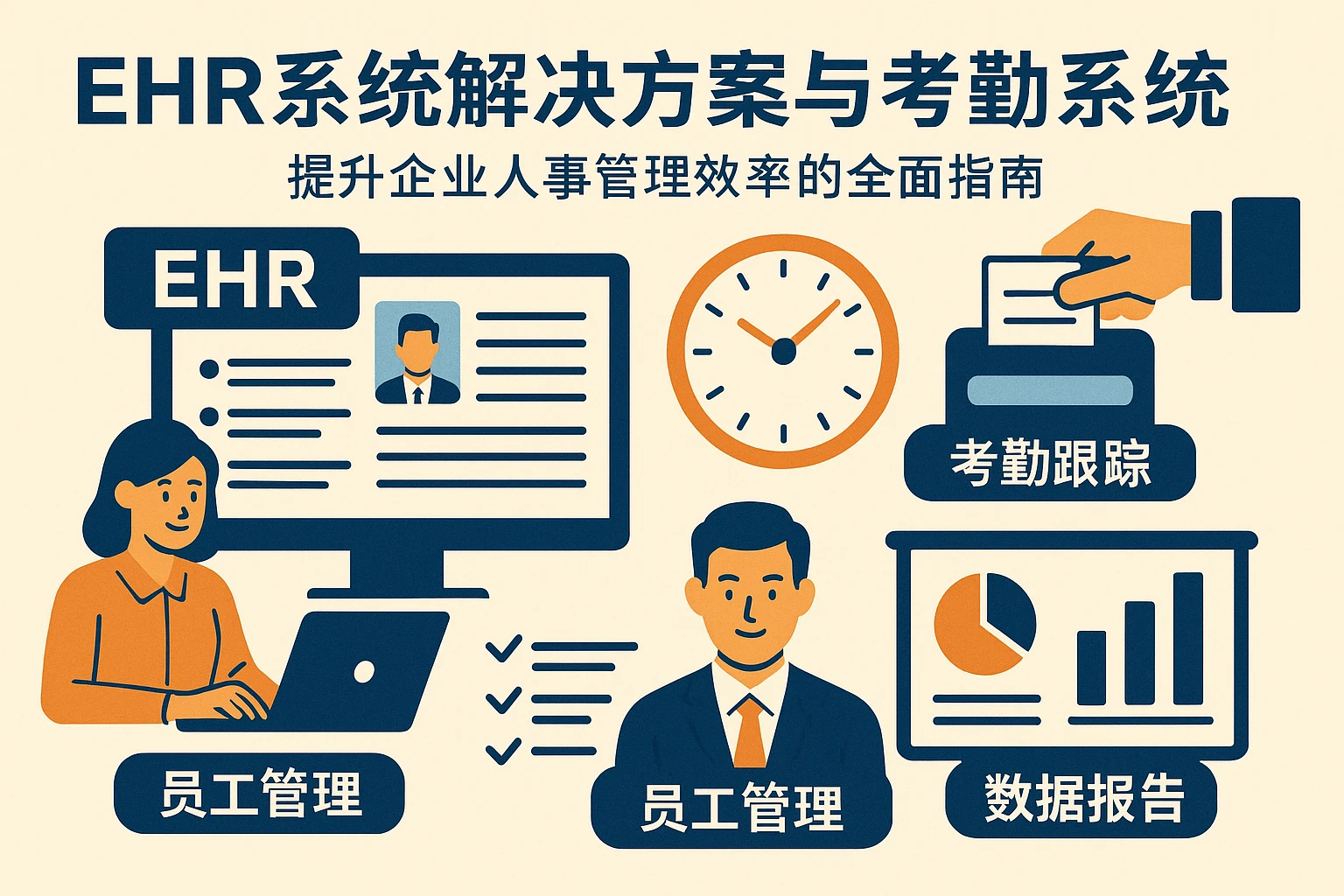 ehr系统解决方案与考勤系统：提升企业人事管理效率的全面指南