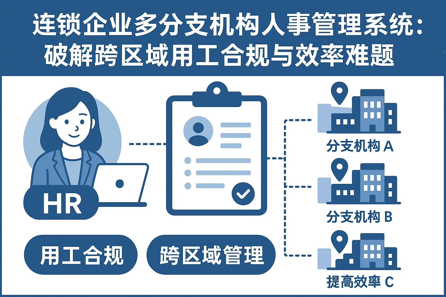 连锁企业多分支机构人事管理系统：破解跨区域用工合规与效率难题