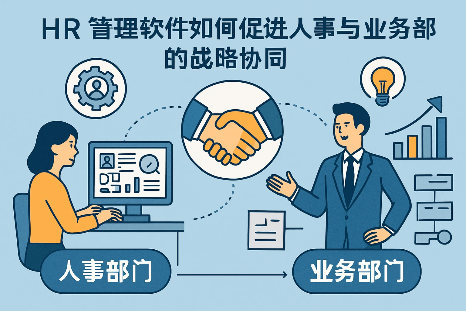 HR管理软件如何促进人事与业务部门的战略协同